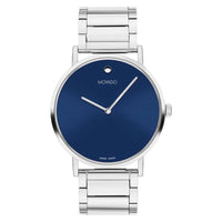 Movado Signature Quartz Blue Dial Watch