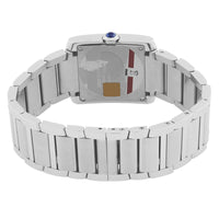 CARTIER Tank Francaise Medium Model Diamond Silver Dial Ladies Watch