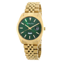 MATHEY-TISSOT Mathy Day-Date Quartz Green Dial Watch