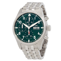 IWC Pilot Chronograph 41 Automatic Green Dial Men's Watch