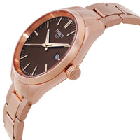 Tissot PR 100 Quartz Brown Dial Ladies Watch