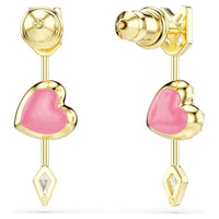 Idyllia Heart Arrow Drop Earrings