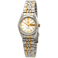 SEIKO Series 5 Automatic White Dial Ladies Watch