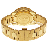Movado Bold Champagne Dial Yellow Gold Ion-plated Men's Watch