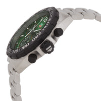 TAG HEUER 43mm Formula 1 Chronograph Quartz Green Dial Men's Watch