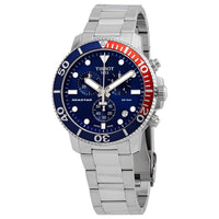 Tissot Seastar Chronograph Quartz Blue Dial Pepsi Bezel Men's