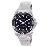 Longines Hydroconquest GMT Automatic Black Dial Men's Watch
