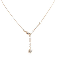 Mixed Metal Finish Infinity Heart Necklace