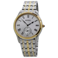 SEIKO Quartz White Dial Two-tone Men's Watch