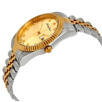 Mathey Tissot Mathey II Quartz Crystal Gold Dial Men's Watch