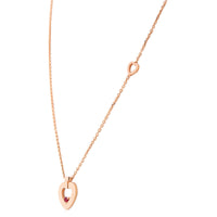 Pretty Woman 18k Rose Gold Heart Necklace