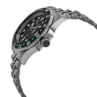 Mathey Tissot Mathy Vintage GMT Quartz Black Dial Sprite Bezel Men's