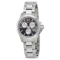Longines Conquest Quartz Black Dial Men's Watch