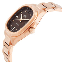Mido Multifort TV Automatic Diamond Brown Dial Ladies Watch