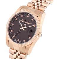 MATHEY-TISSOT Mathey II Quartz Brown Dial 40 mm Watch