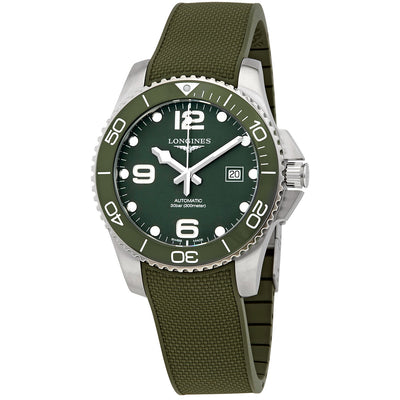 Longines Hydroconquest Automatic Green Dial Men's Watch