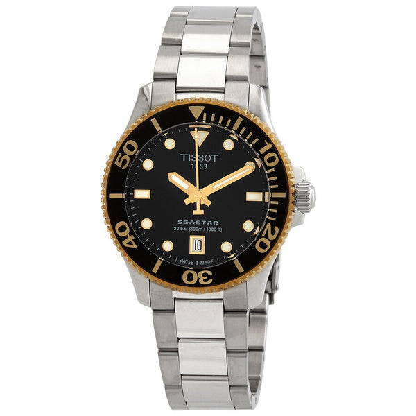Tissot Seastar 1000 Quartz Black Dial Unisex Watch
