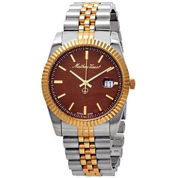 Mathey Tissot Rolly III Brown Dial Men's Watch