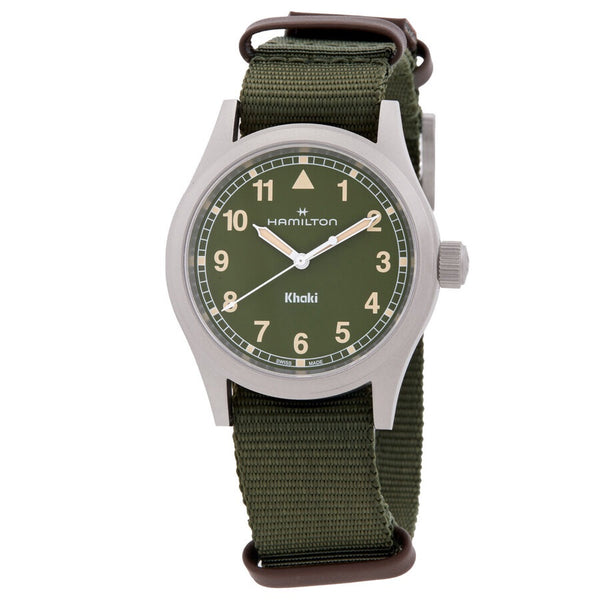 Hamilton Khaki Field Quartz Green Dial – NATO Strap