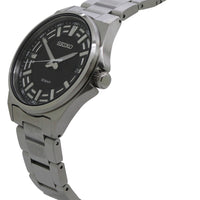 SEIKO Classic Quartz Black Dial Men's Watch